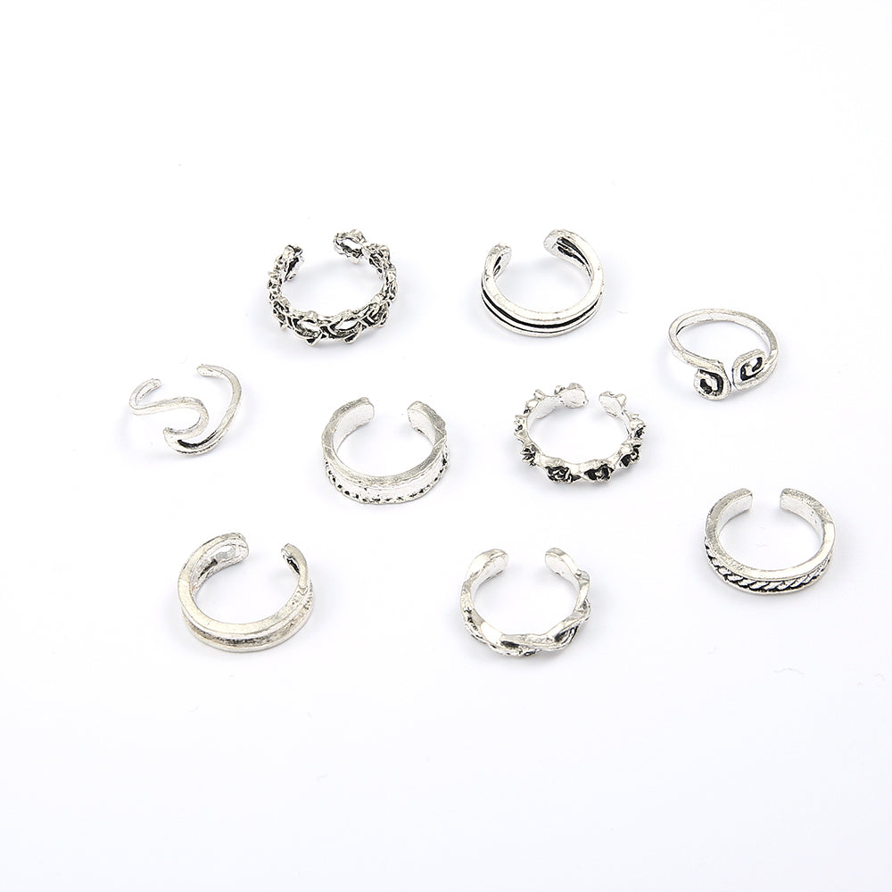 Joint ring beach foot ring 9 Piece Set