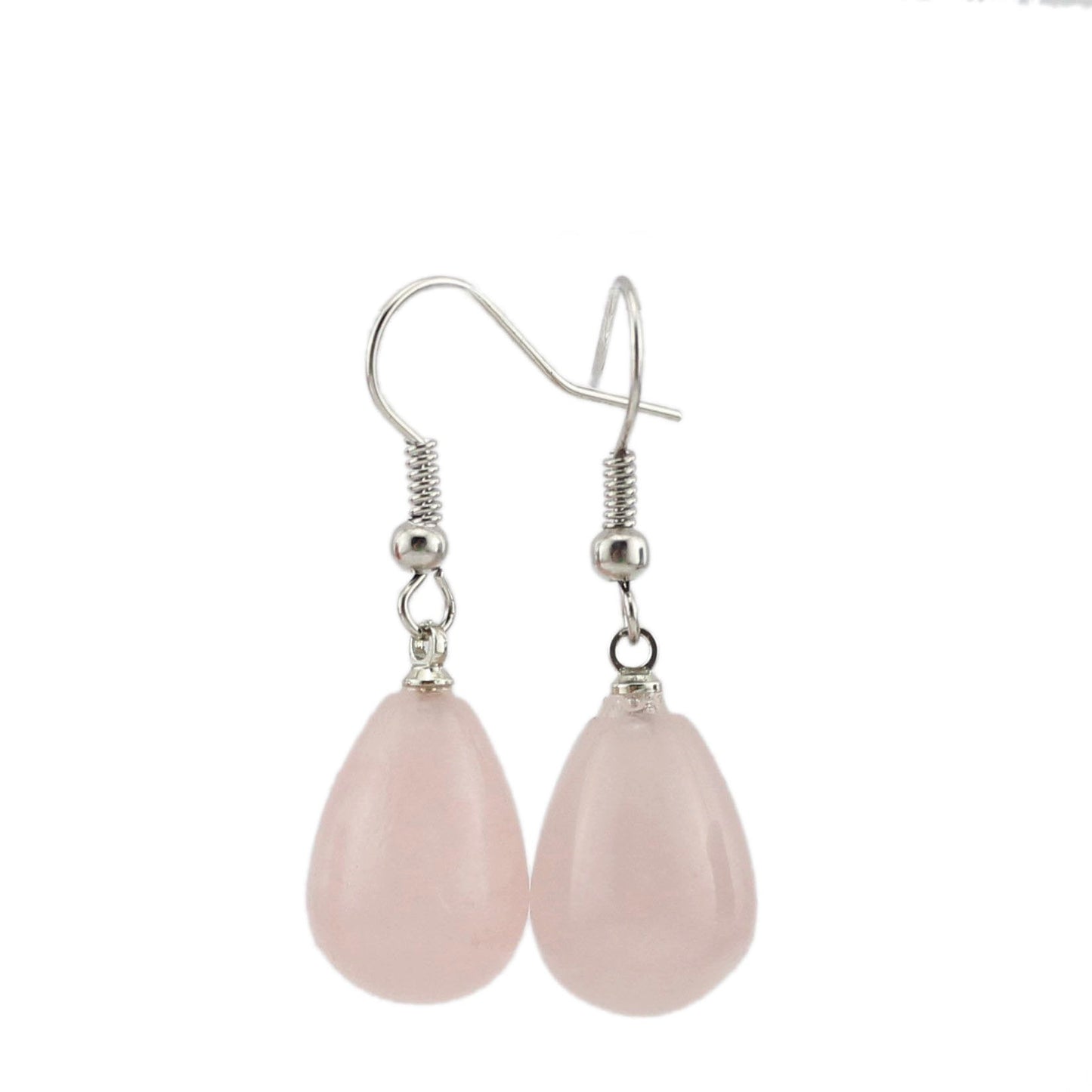 Creative Drop-shaped Gem Crystal Rough Stone Earrings