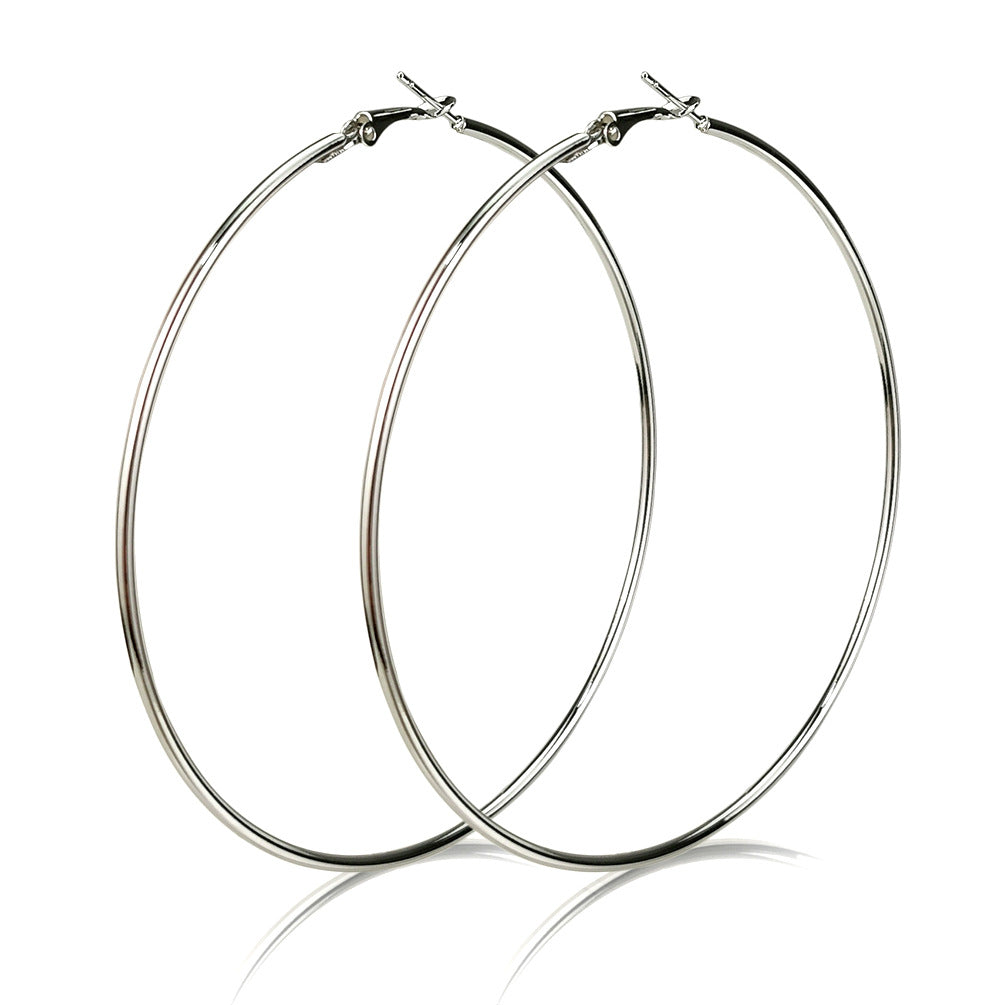 Exaggerated Popular Jewelry Large Hoop Earrings Diameter 90mm