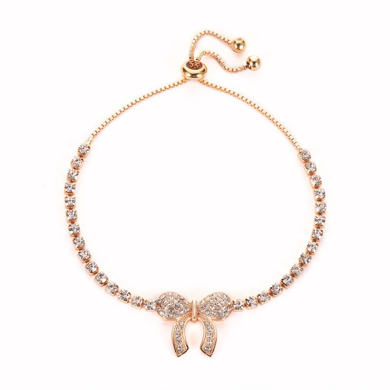 Sweet and full diamond butterfly bracelet fashion bracelet