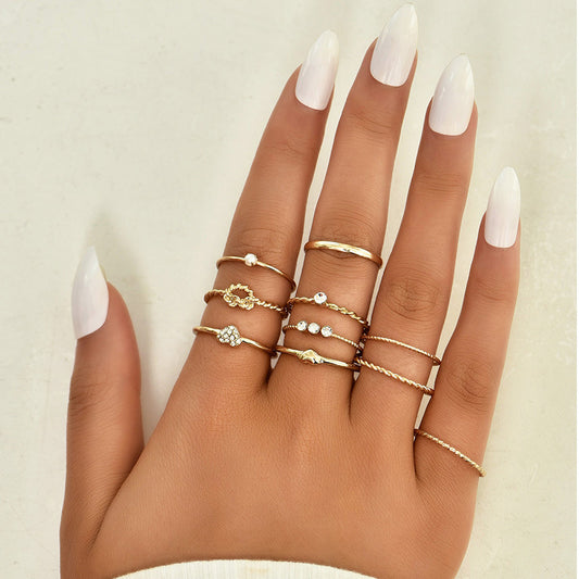 Twist Love New Sweet Ring Set