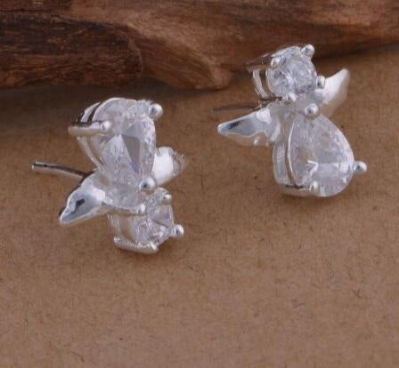 Angel Diamond Stud Earrings