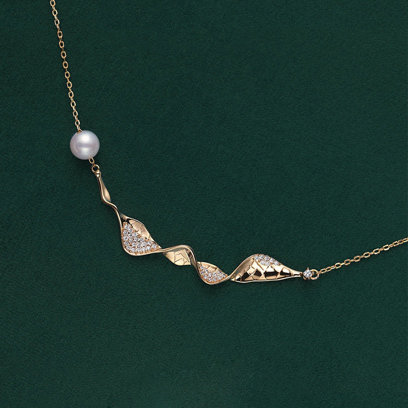 Simple Temperament Personality Pearl Popular Necklace