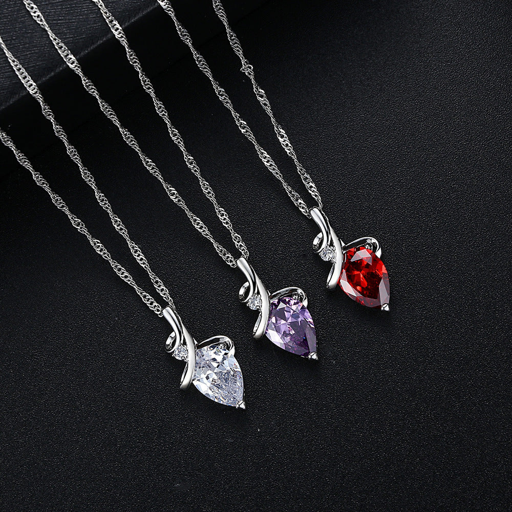 Crystal Drop Necklace