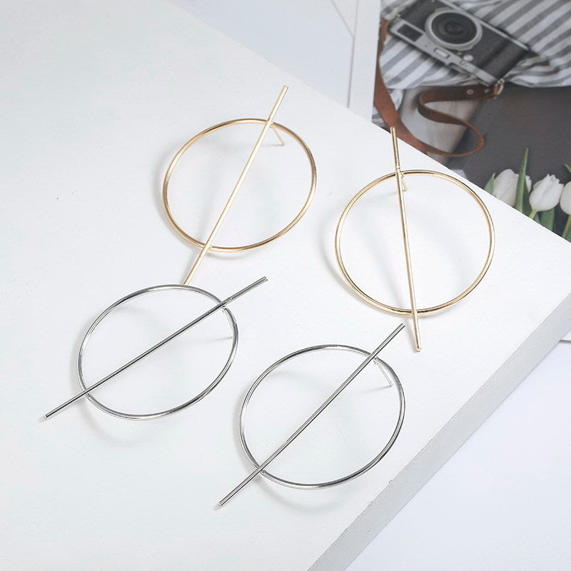 Metal Hoop Earrings