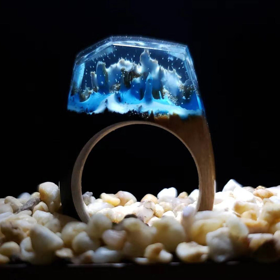 Resin wood ring