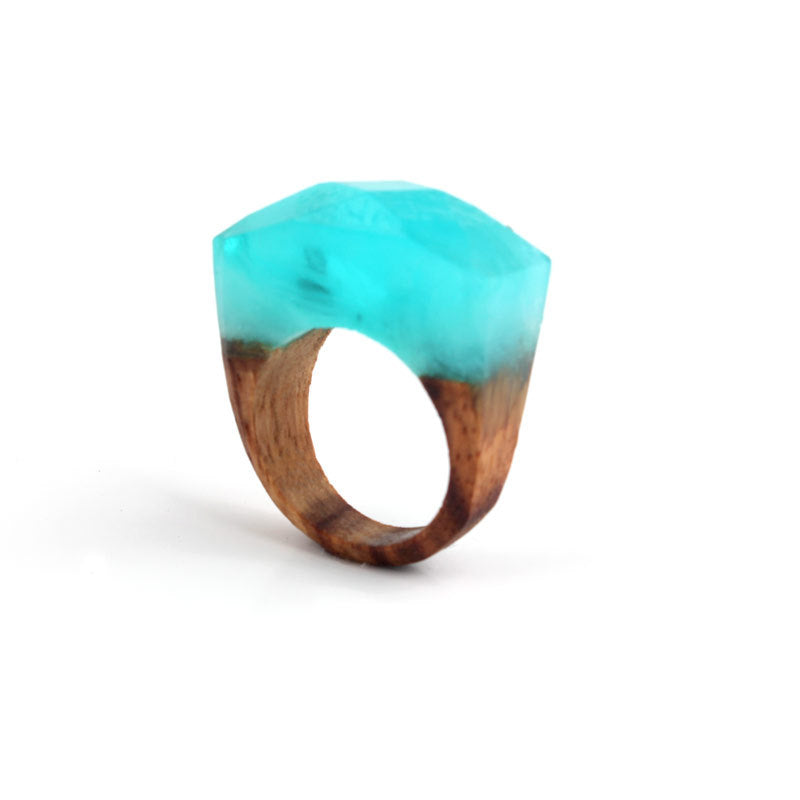 Wood ring characteristic ring resin ring