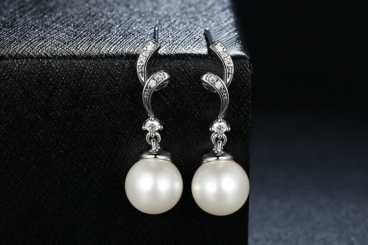 Pearl earrings