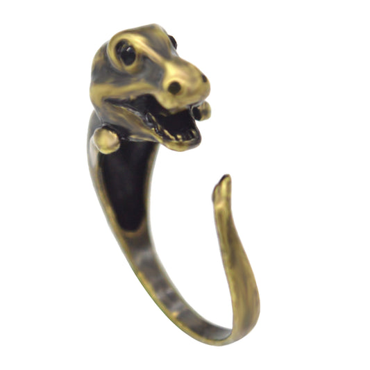 New adjustable dinosaur vintage ring animal ring