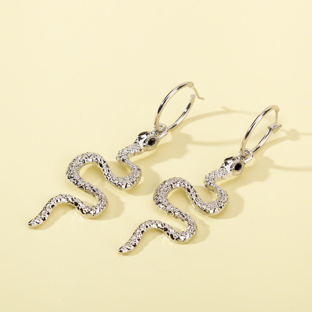 Women's Vintage Personality Snake Element Earrings