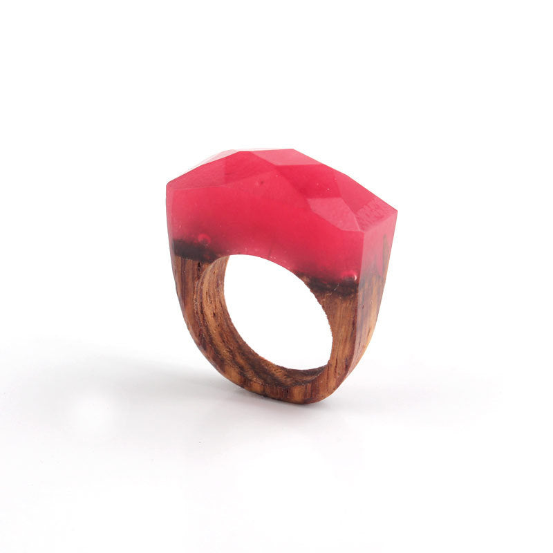 Wood ring characteristic ring resin ring