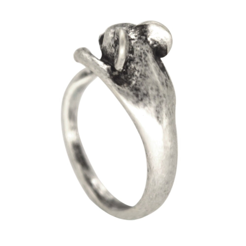 Alloy Rat   Ring Adjustable Animal Ring