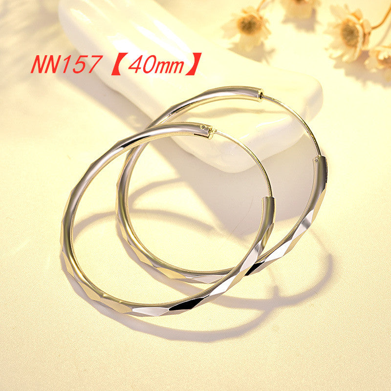 Women's Hypoallergenic Large Hoop Earrings