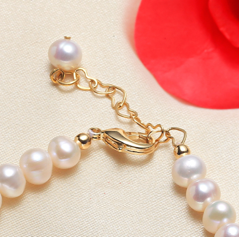 Freshwater White Pearl Bracelet Simple And Elegant