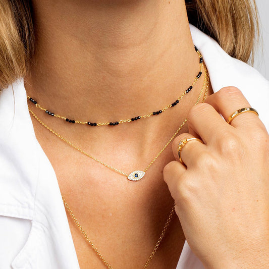 Creative Personality Cool Diamond Necklace Clavicle Chain