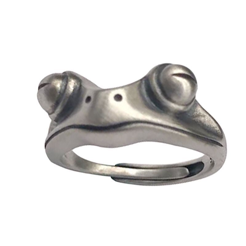 Snake Animal Ring Crying Frog Ring Punk Jewelry