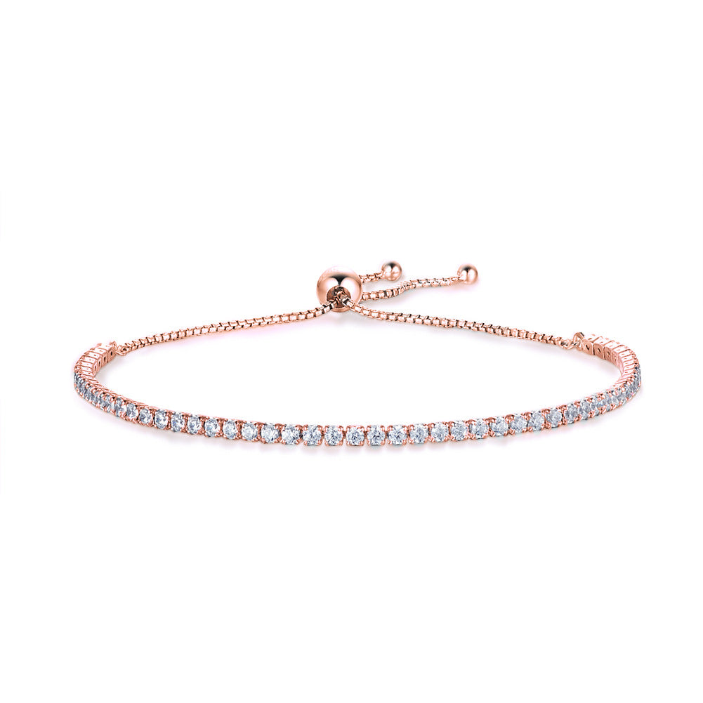 Full Diamond Single Row Tennis Bracelet