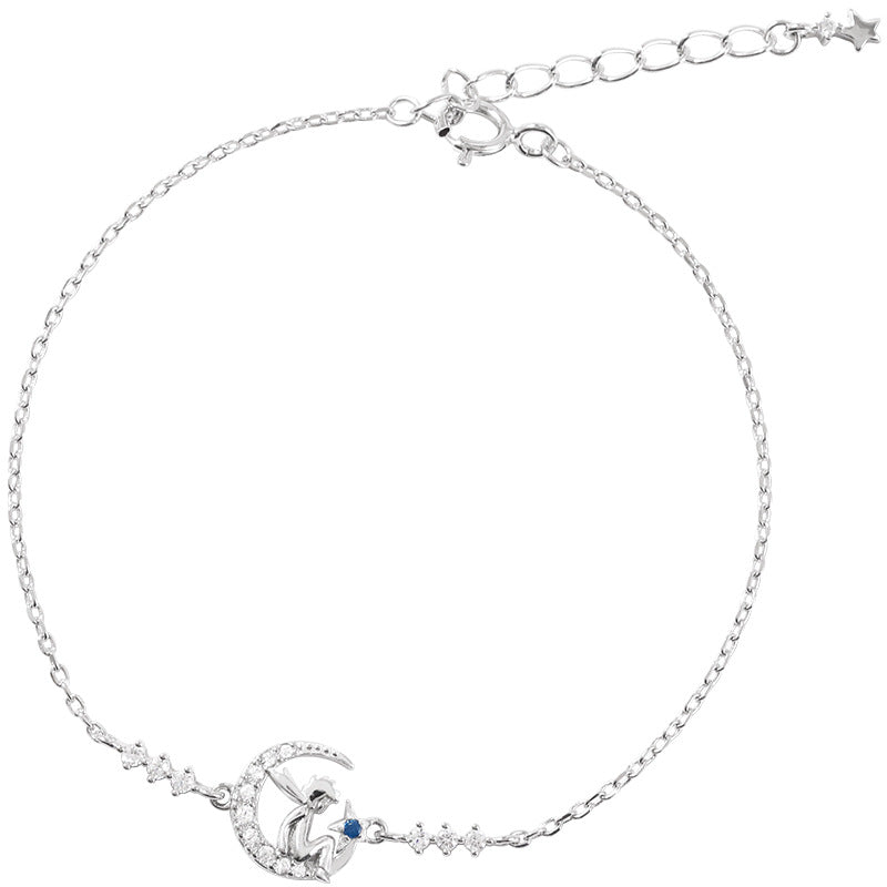 Diamond Moon Little Prince Bracelet Simple And Sweet