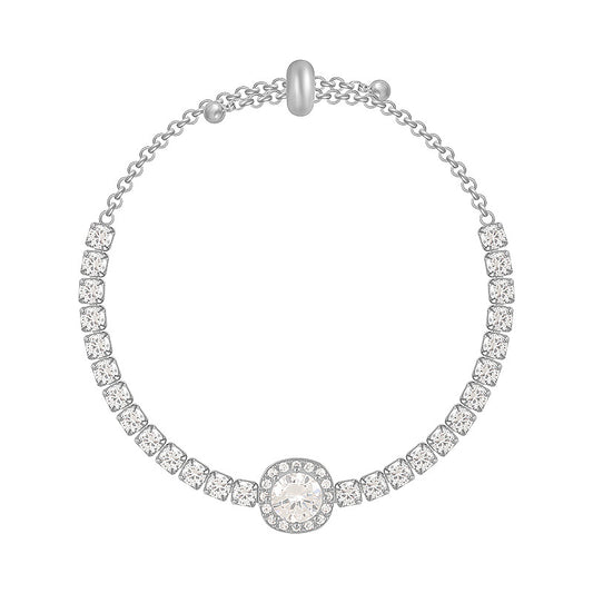 Silver Diamond Exquisite Bracelet Female Ins Niche