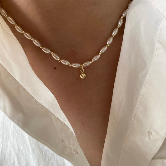 Temperament Fashion Vintage Pearl Necklace