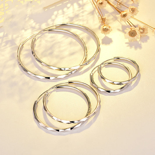 Women's Hypoallergenic Large Hoop Earrings