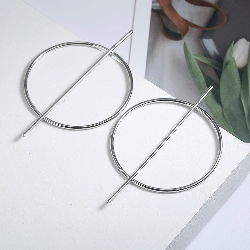 Metal Hoop Earrings