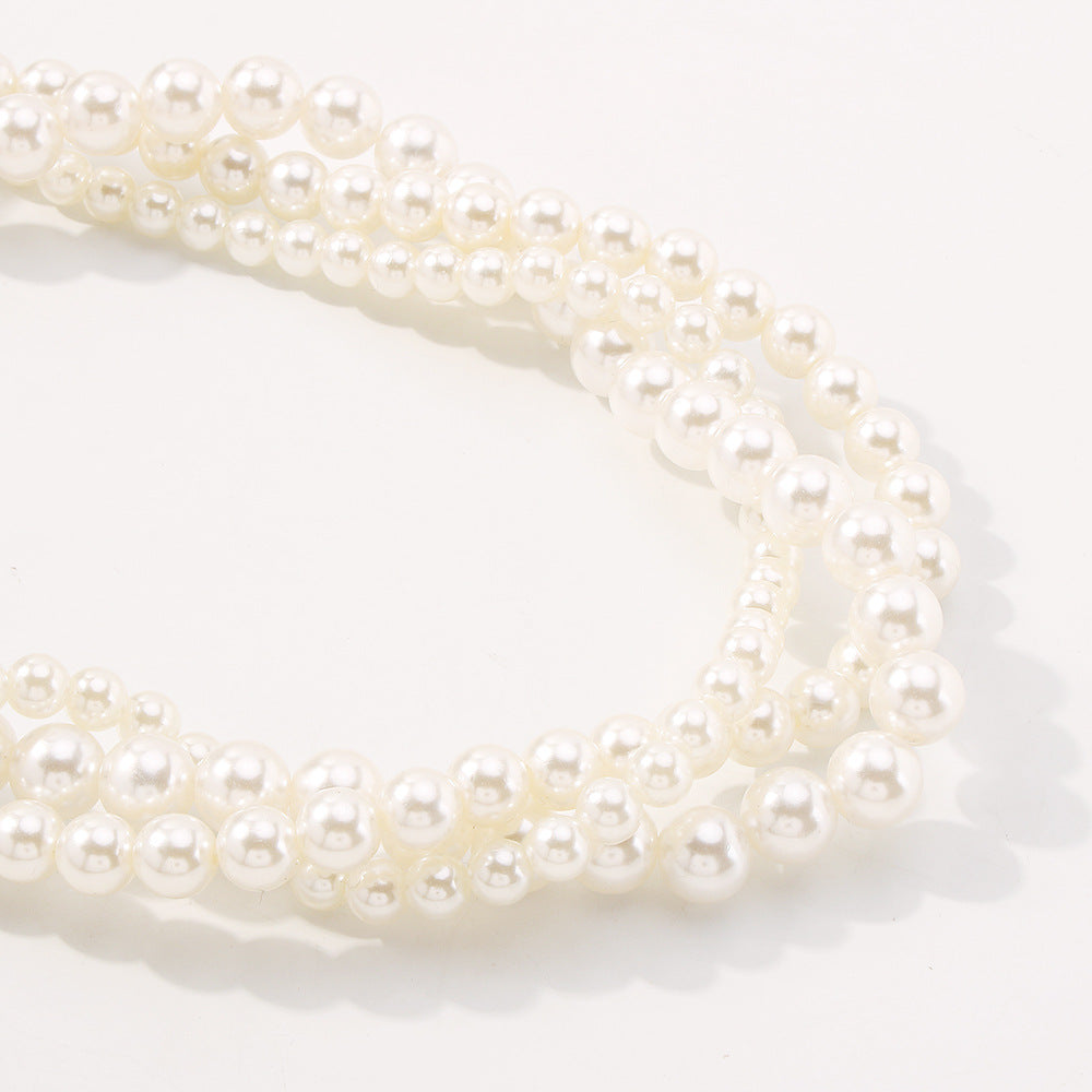 Fashion Simple Multi-layer Pearl Necklace