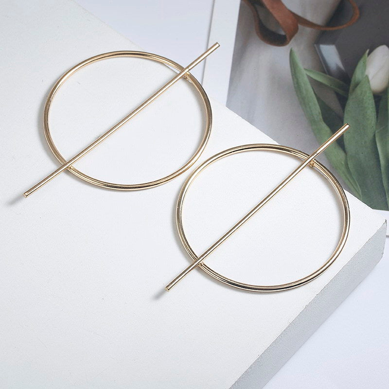 Metal Hoop Earrings