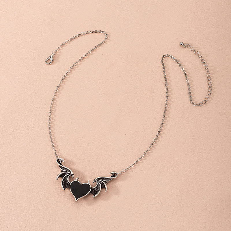 Demon Wing Necklace Gothic Vintage