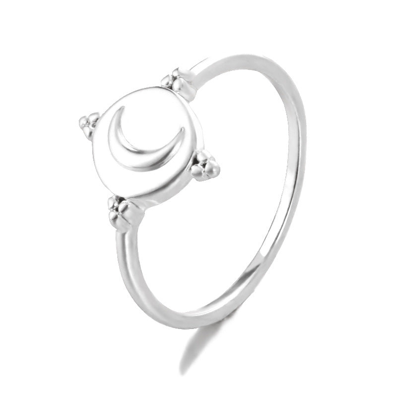 Ring Ladies Moon Adjustable Opening