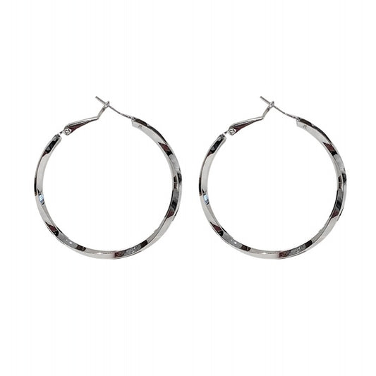 Golden Hoop Fashionable Women  Circle  Big Earrings Temperament