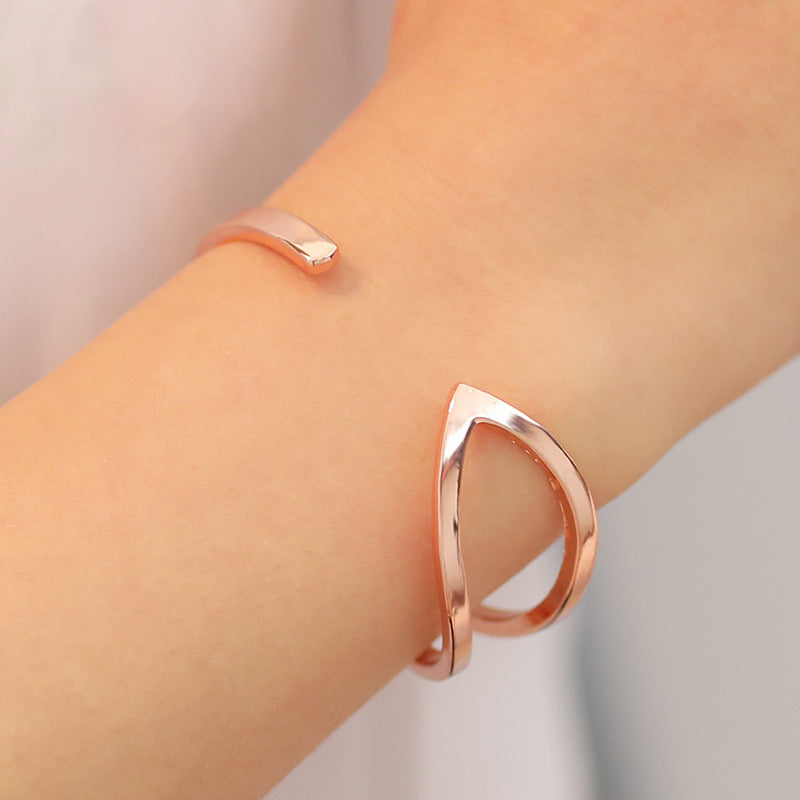 Bracelet Hollow Simple Glossy Bracelet