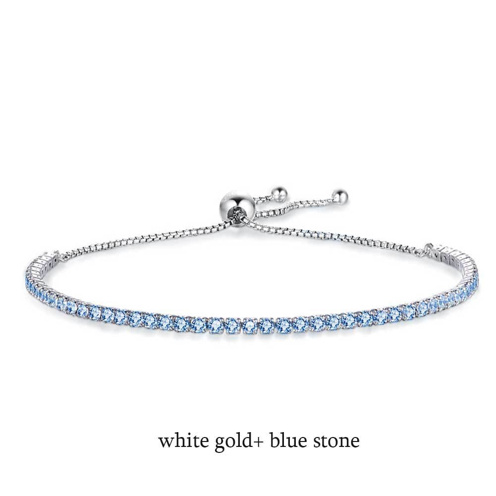 Full Diamond Single Row Tennis Bracelet