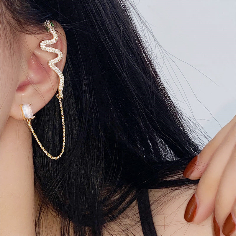 Women's Advanced Snake Shaped Integrated Earrings