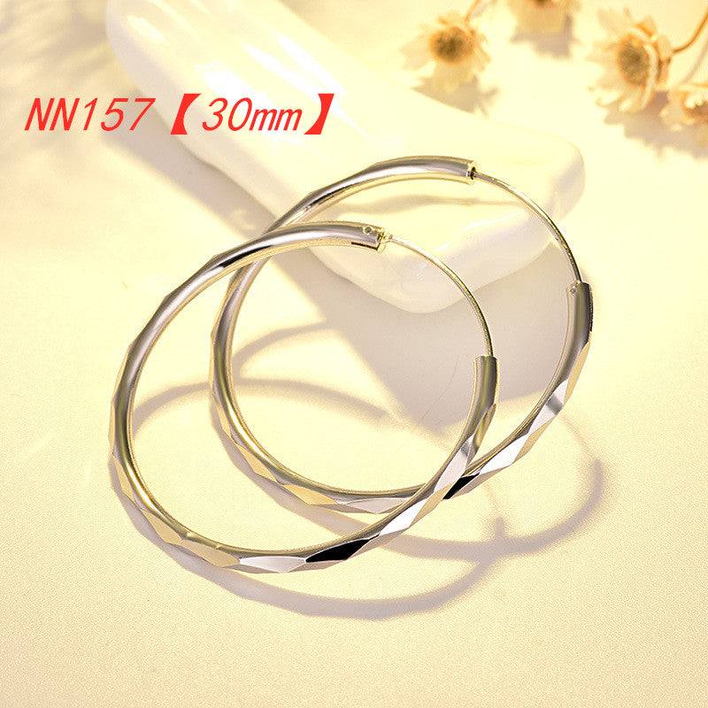 Women's Hypoallergenic Large Hoop Earrings