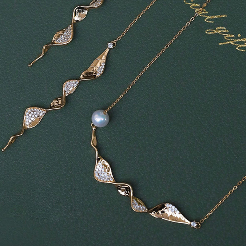 Simple Temperament Personality Pearl Popular Necklace